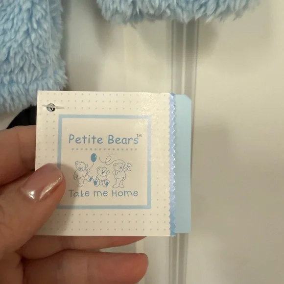 Tattle Tails Blue Bear Jacket and Onesie Set - Picture 4 of 7